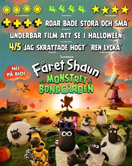 Affisch för Fåret Shaun och monstret på bondgården