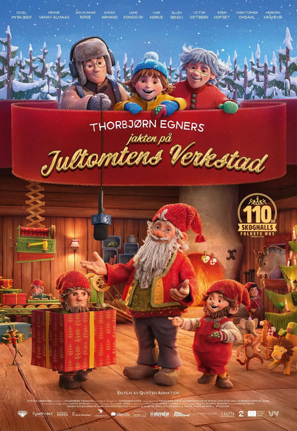 Affisch för Jakten på Jultomtens verkstad